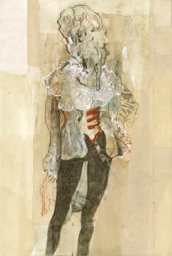 Elegant Baroque Figure by Ute Rathmann — canvas wall art