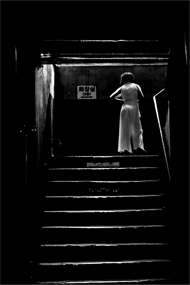 Mysterious Stair Ascent by Parole Kim — canvas wall art