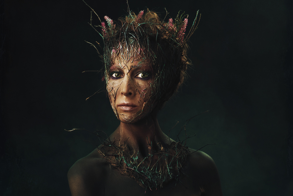 Forest Spirit Woman by Photographer — canvas wall art