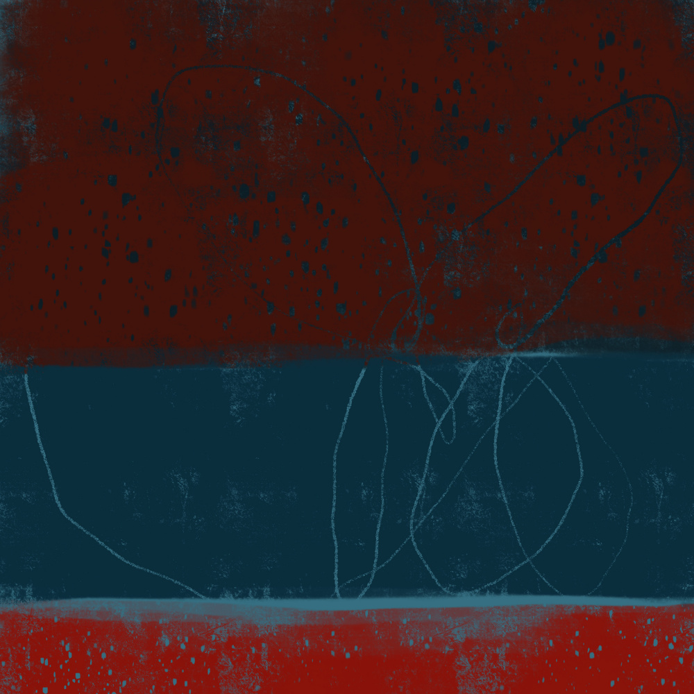 Abstract Color Block Lines by MANSI SAXENA — canvas wall art