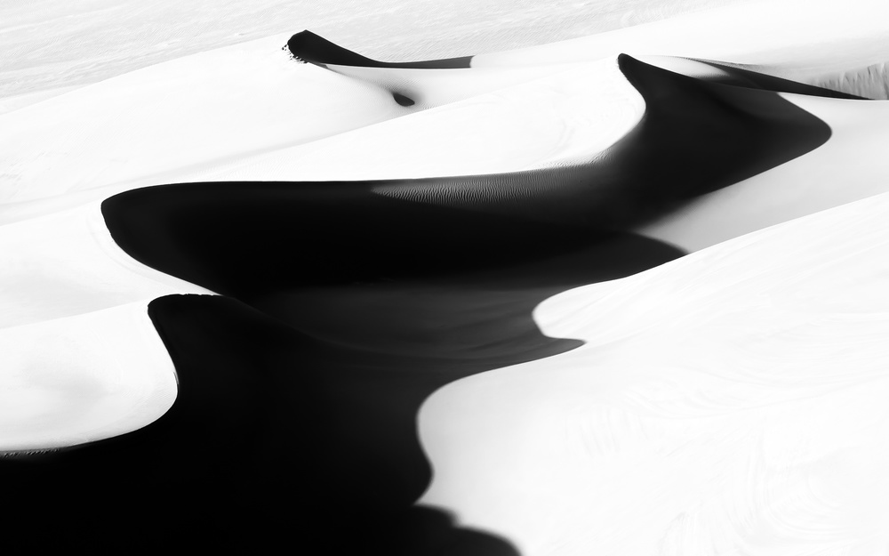 Desert Dune Shadows by Mohammadreza Momeni — canvas wall art
