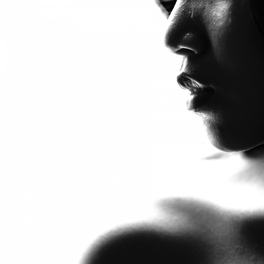 Sensual Woman Profile by bonifasius wahyu adi f — canvas wall art