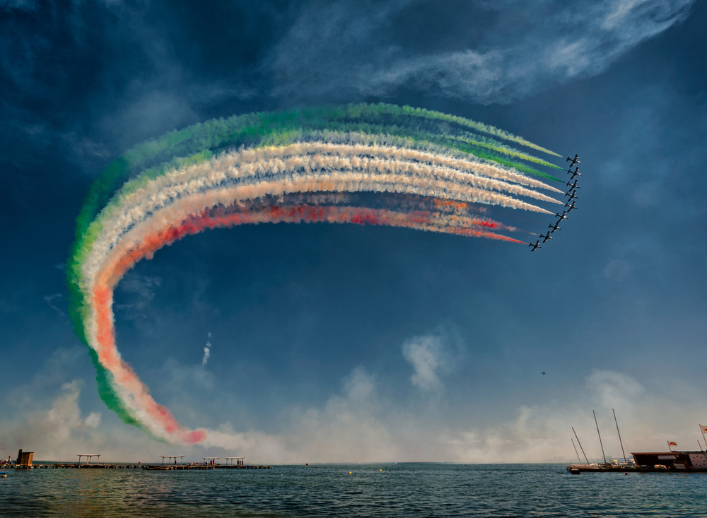 Patriotic Sky Formation by J. Antonio Pardo — canvas wall art