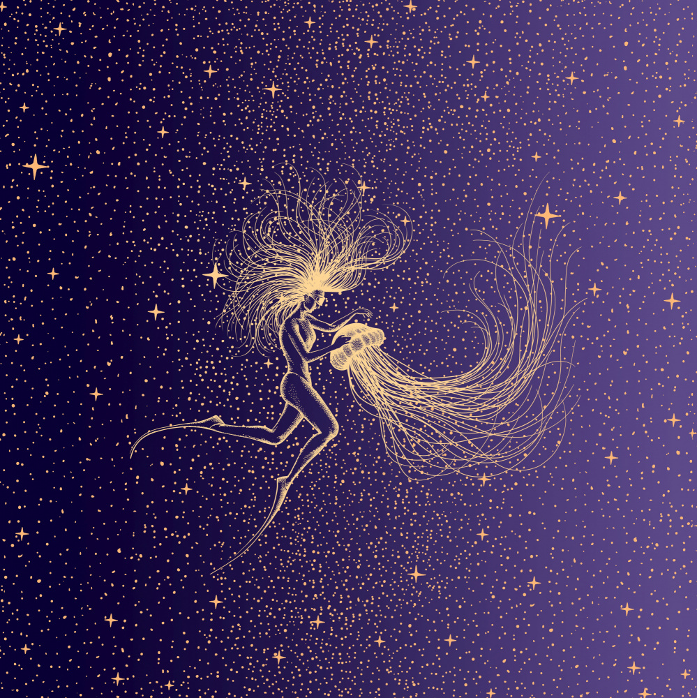 Celestial Dreamer's Glow by Alirıza ÇAKIR — canvas wall art