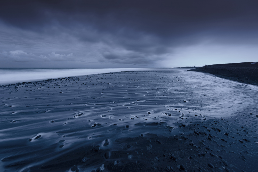 Dark Coastal Serenity by Andrea Auf dem Brinke — canvas wall art