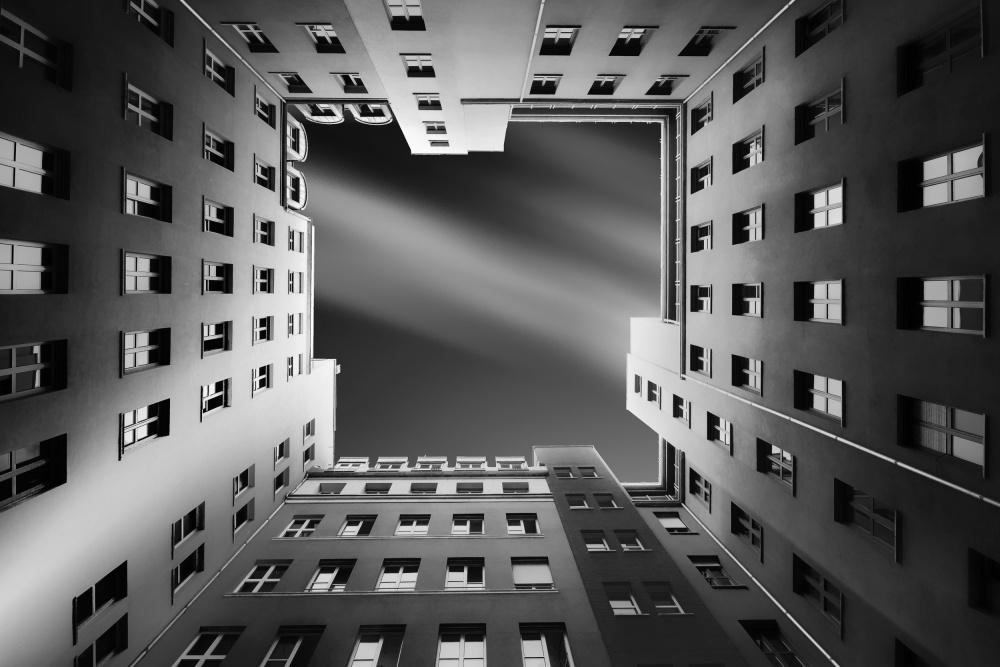 Upward Urban Gaze by Carsten Velten — canvas wall art