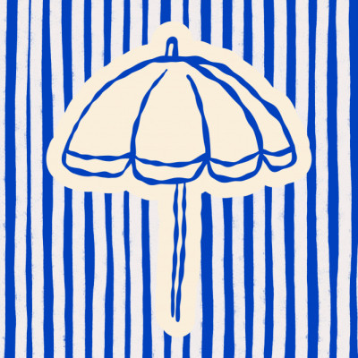 Beach Umbrella Stripes