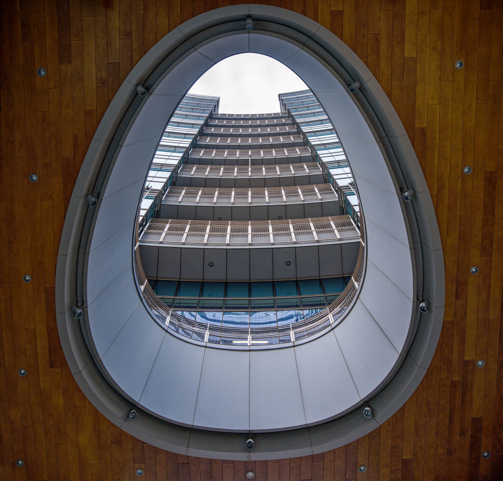 Modern Oval Architecture by carlo borgatelli — canvas wall art