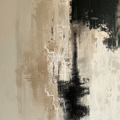 Bold Black Abstract Texture