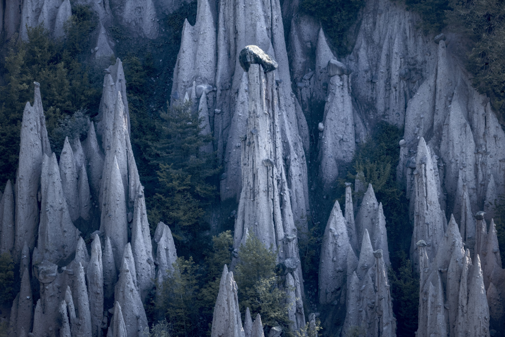 Mysterious Earth Pyramids by Sergio Saavedra Ruiz — canvas wall art