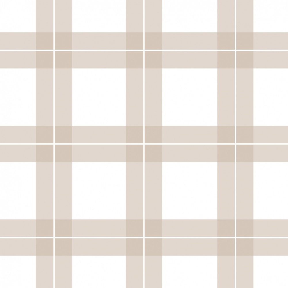 Neutral Plaid Grid by Irene Demetri — canvas wall art