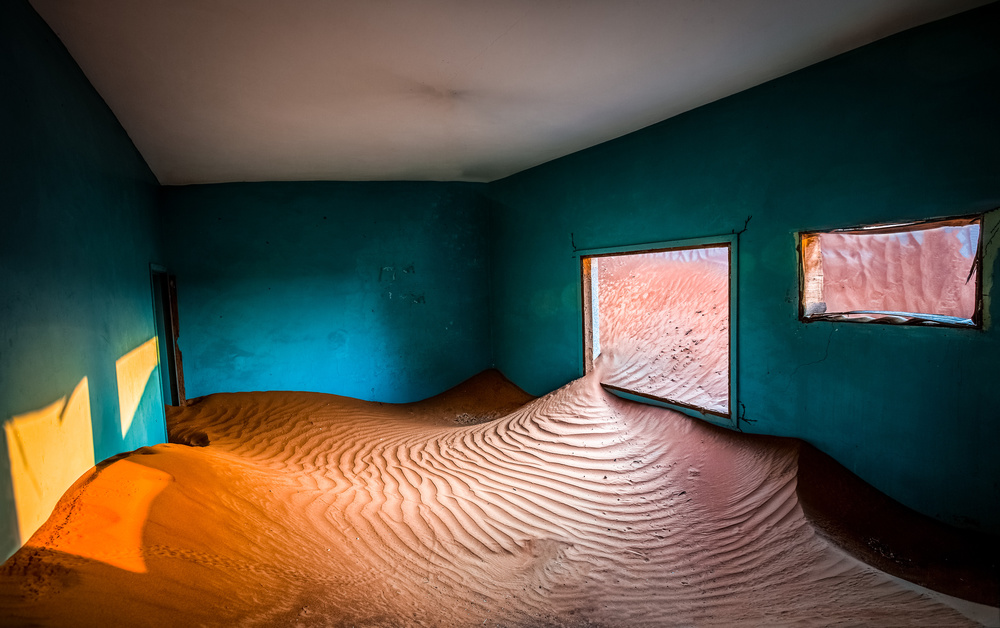 Desert Sand Room by Khalid Jamal — canvas wall art