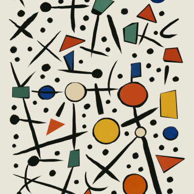 Geometric Compositions of Shapes and Lines