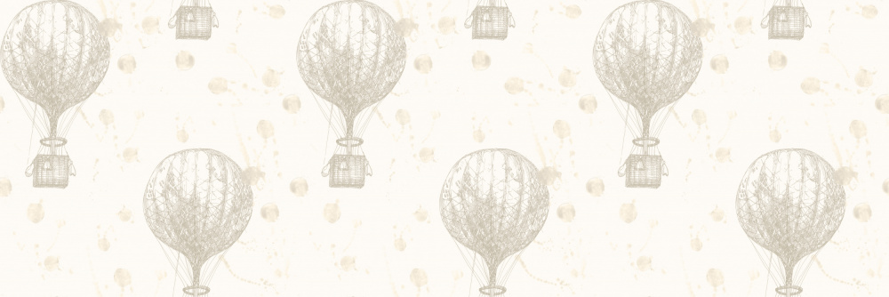 Vintage Hot Air Balloons by Hendon Lane — canvas wall art