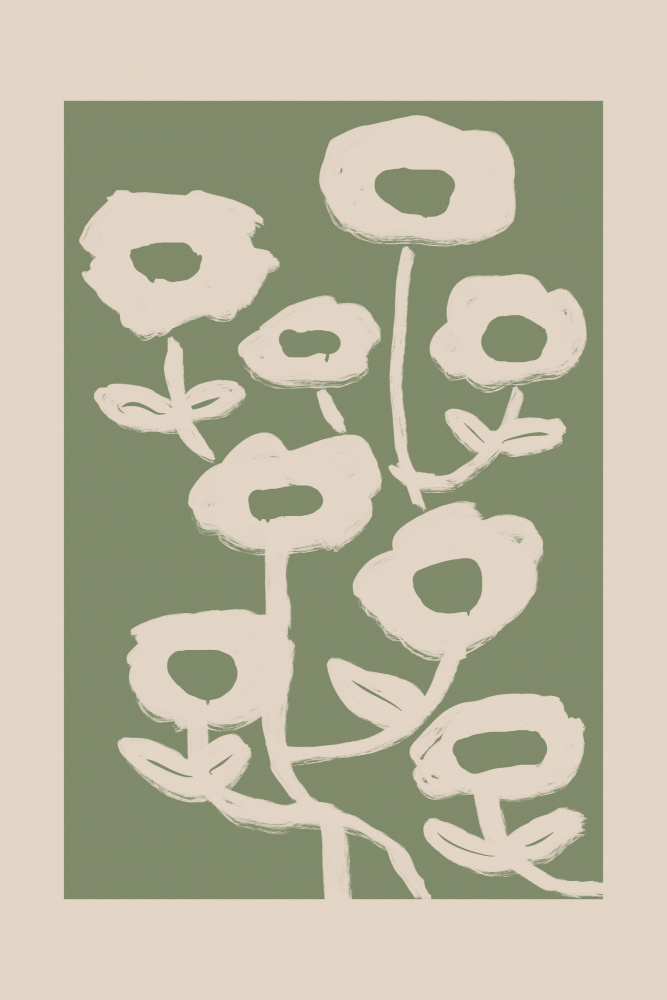 Soft Sage Botanicals by Melloi Art Prints — canvas wall art