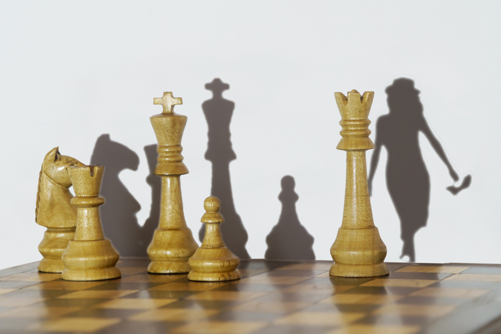 Strategic Queen Shadow by Florent Dirk Thies — canvas wall art