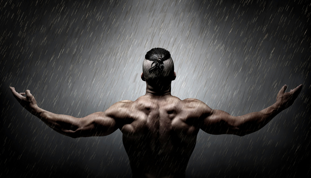 Powerful Rain Embrace by DDiArte — canvas wall art