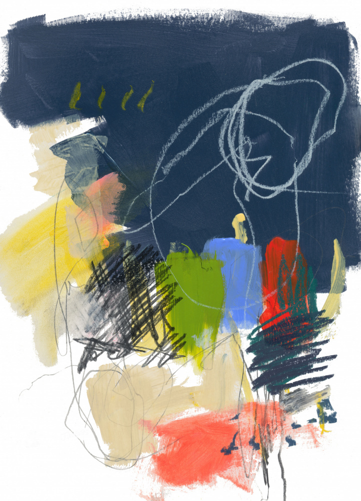 Dynamic Abstract Layers by Bronwyn Baker — canvas wall art