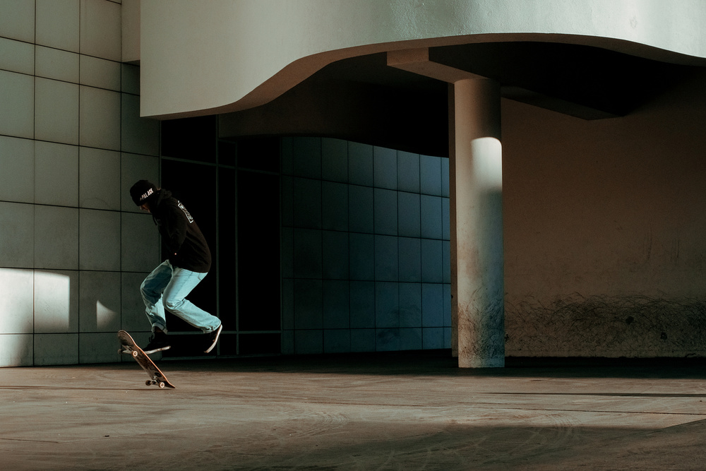 Urban Skater Jump by Ignasi Raventos — canvas wall art