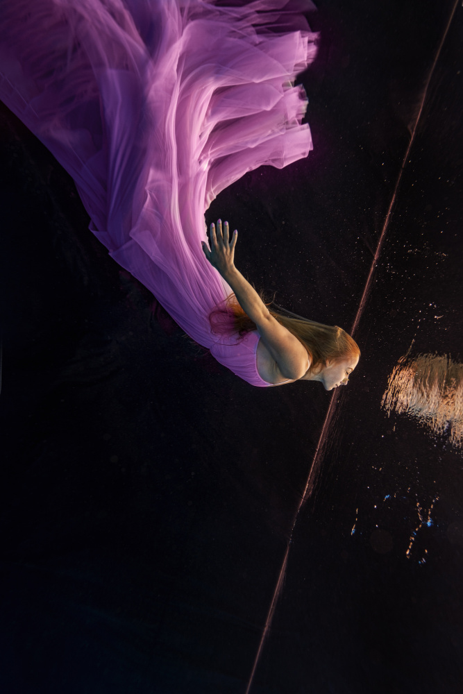 Ethereal Underwater Woman by Petr Kleiner — canvas wall art