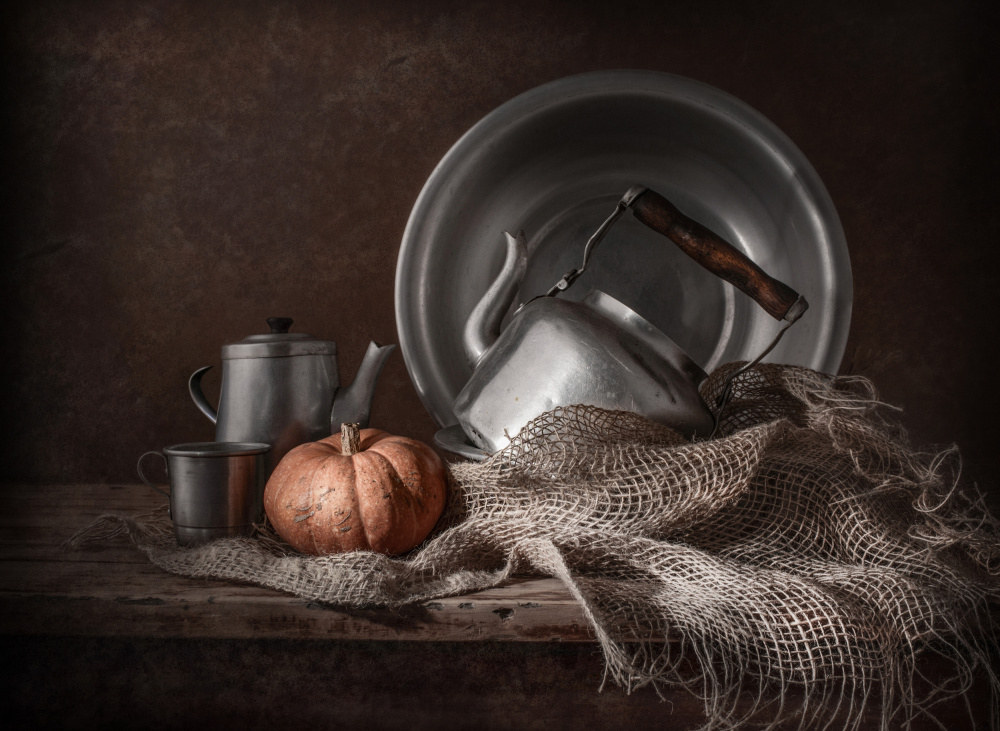 Rustic Autumn Still Life by Margareth Perfoncio — canvas wall art