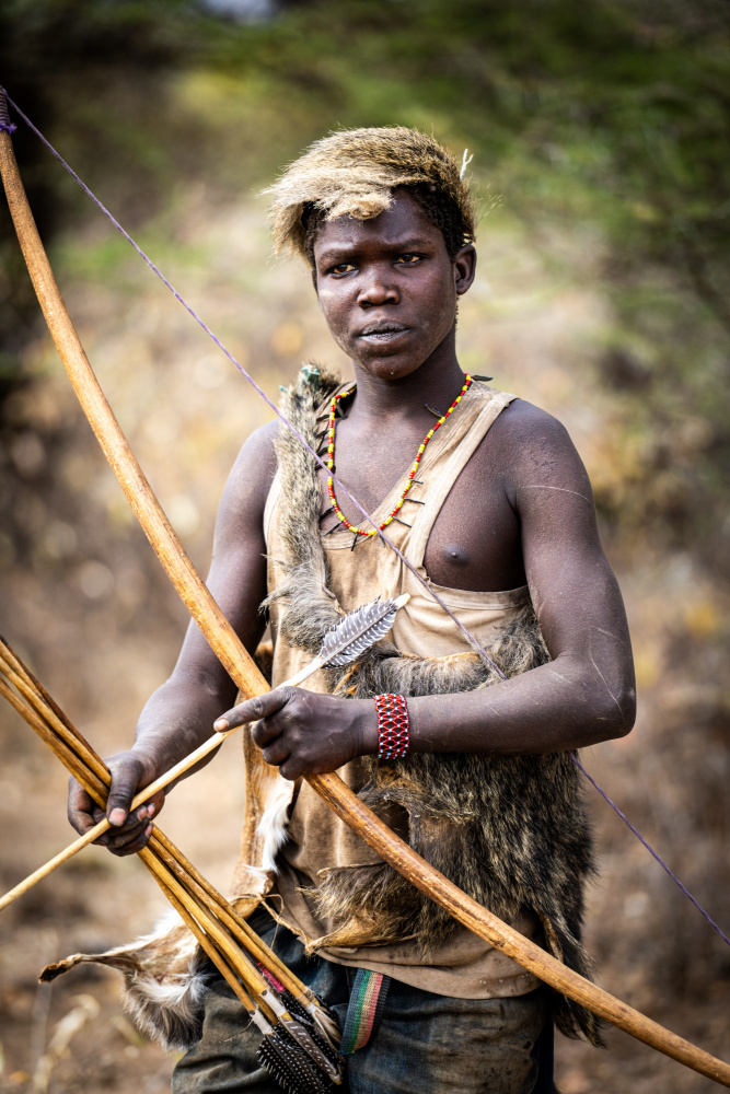 Indigenous Hunter's Gaze by Andrea Auf dem Brinke — canvas wall art