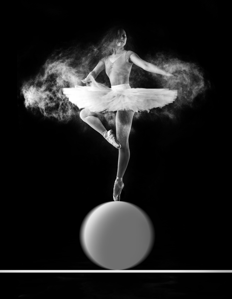 Ballet Powder Balance by Antonyus Bunjamin (Abe) — canvas wall art