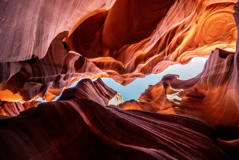 Antelope Canyon Curves by Holger Schmidtke — canvas wall art