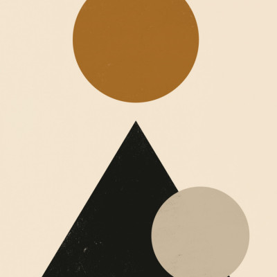 Minimalist geometric composition 03