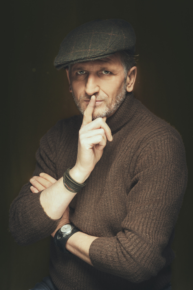 Man With A Secret by Dariusz Budyta — canvas wall art
