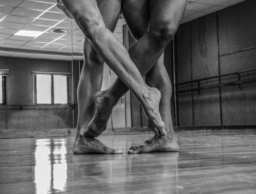 Dancers' Elegant Legs by Antonio Arcos aka fotonstudio — canvas wall art