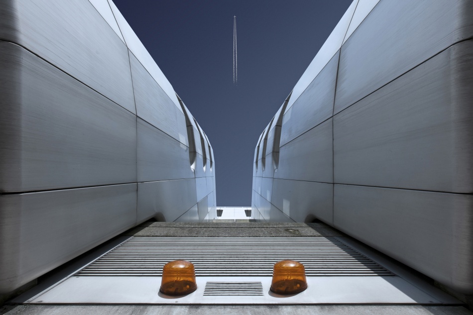 Modern Architecture Sky Path by Markus Kühne — canvas wall art