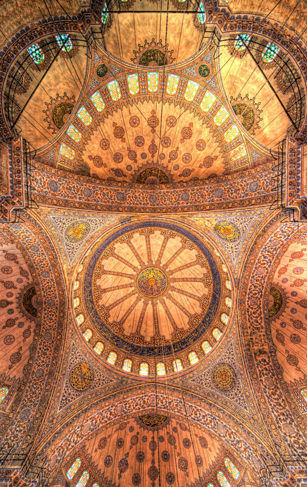 The Blue Mosque by Ibraheem Badahdah — canvas wall art