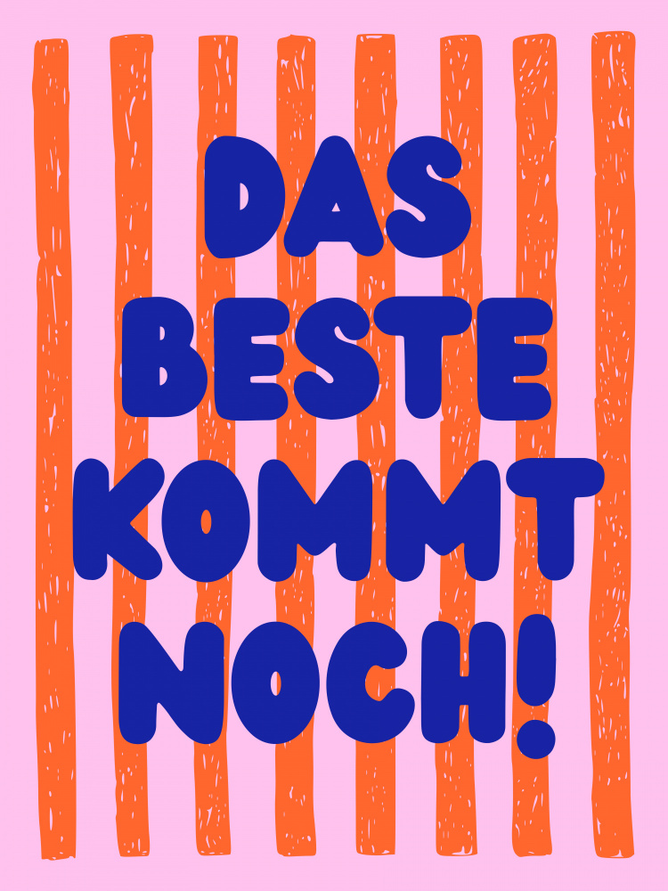 German Motivational Quote by Ohkimiko — canvas wall art