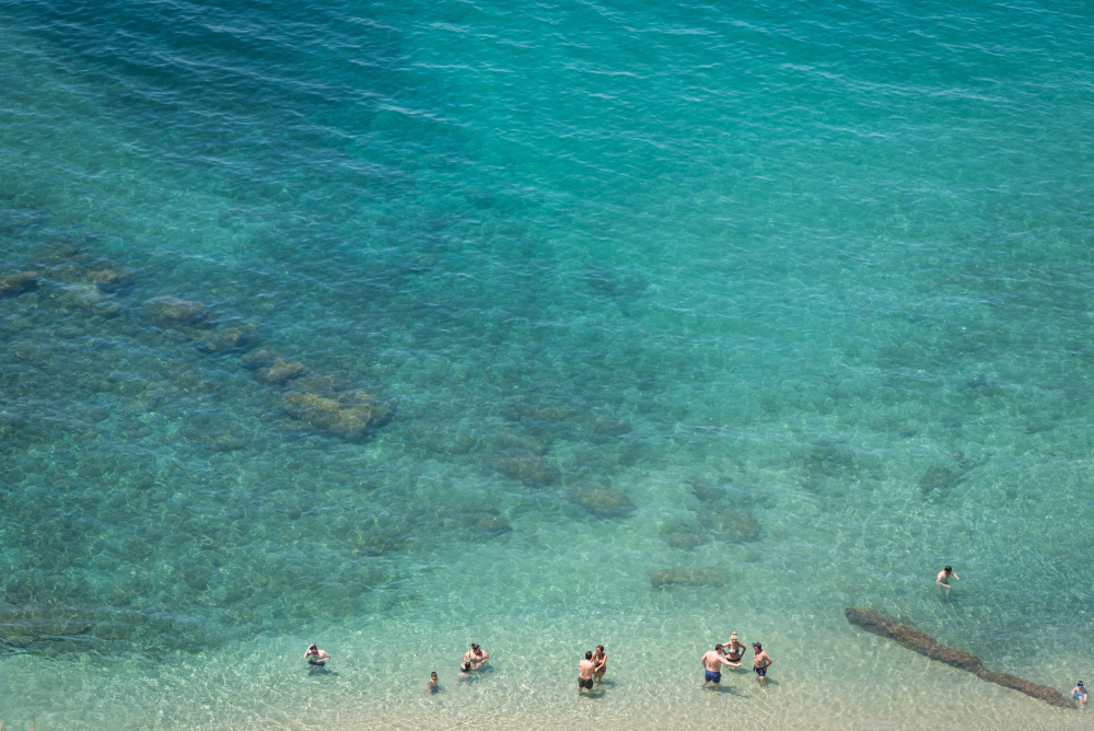 Clear Tropical Beach Water by Photolovers — canvas wall art