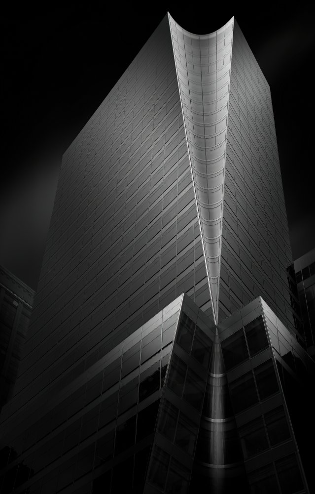 Dramatic Urban Architecture by InTheMoment — canvas wall art