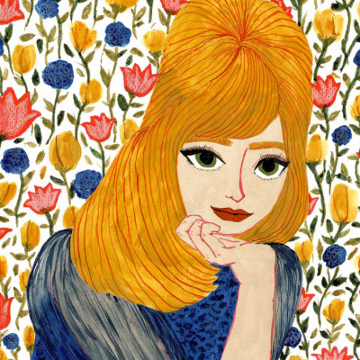 Floral Baby Portrait #1 (2021)