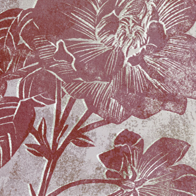 Textured Block printed Rose