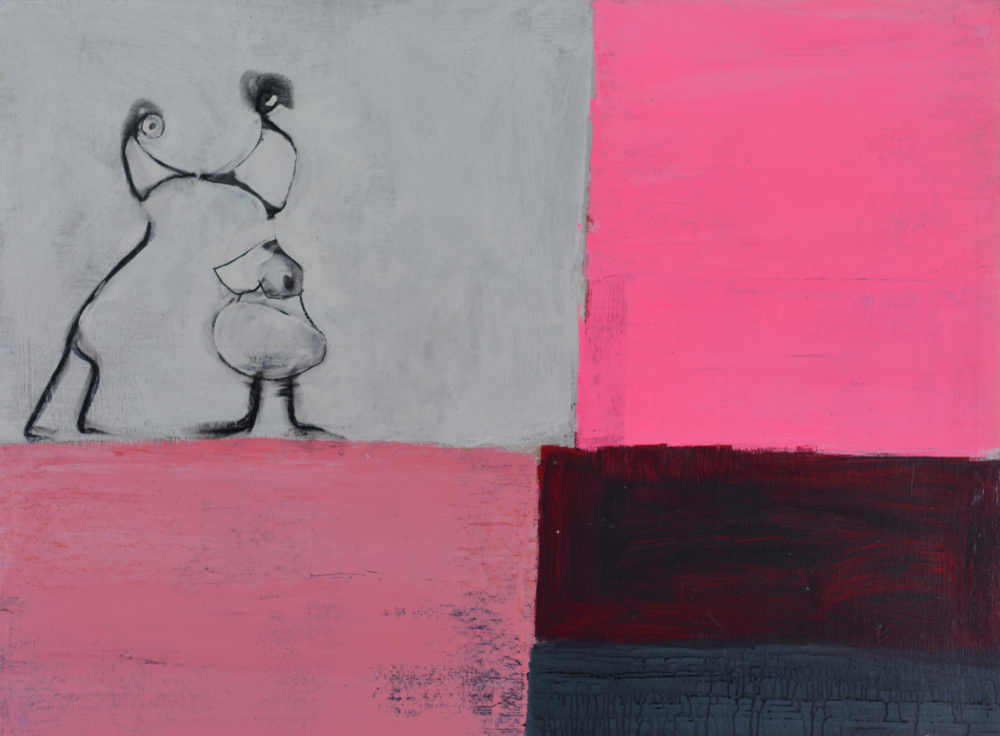 Playful Abstract Figures by Mr PETTO — canvas wall art