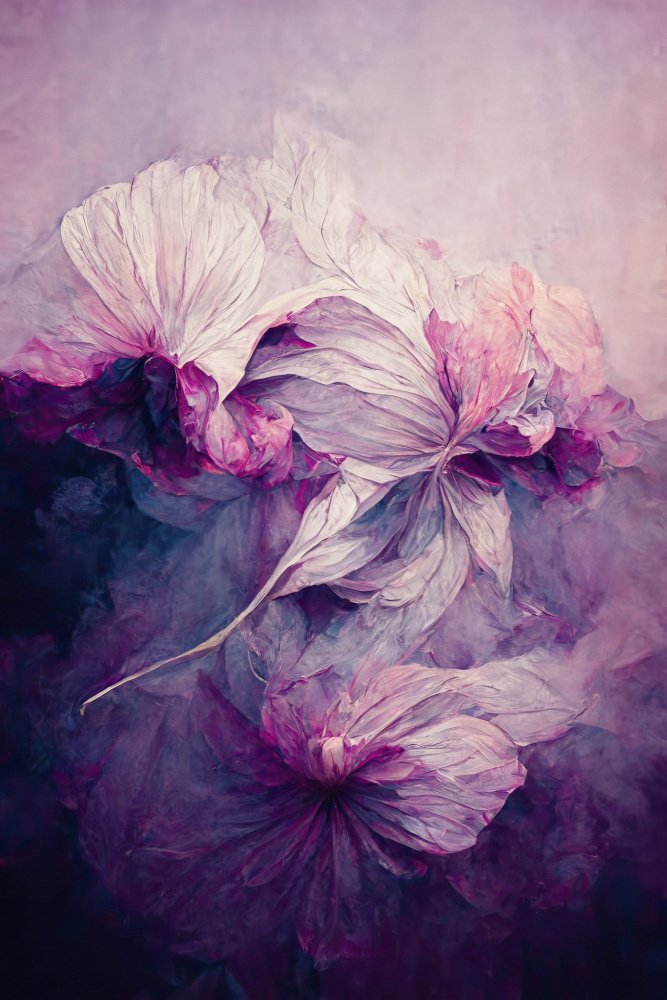 Petals in Haze by Treechild — canvas wall art