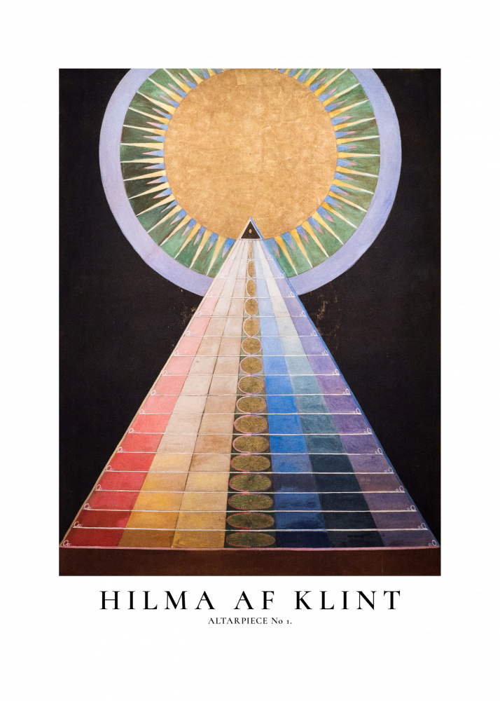 Altarpiece No1 Poster by Hilma Af Klint — canvas wall art