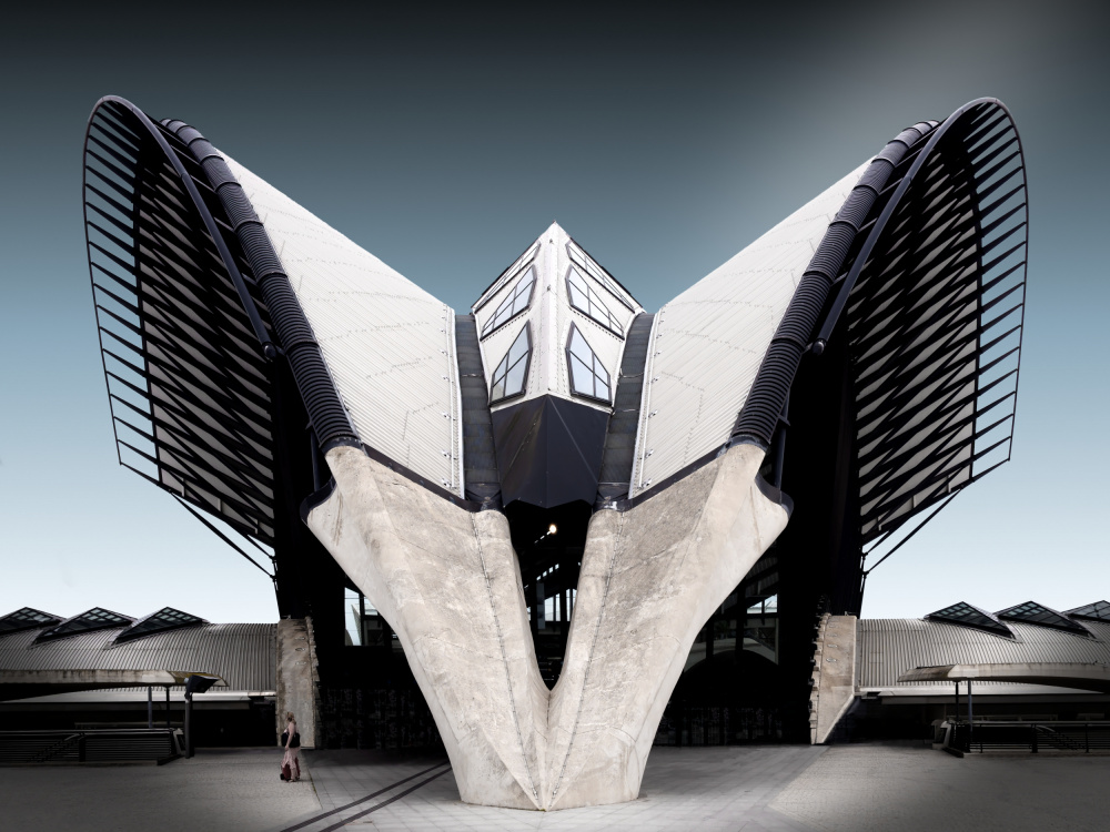 Grand Concrete Station by Karin Kilb — canvas wall art