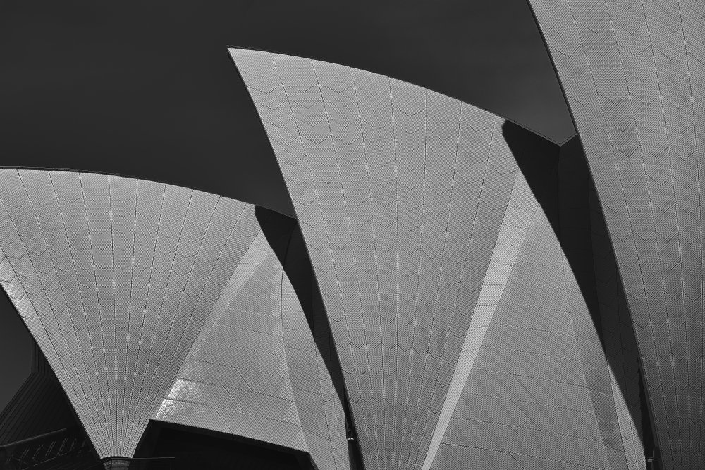 Abstract Opera House Geometry by Matej Krajnc — canvas wall art