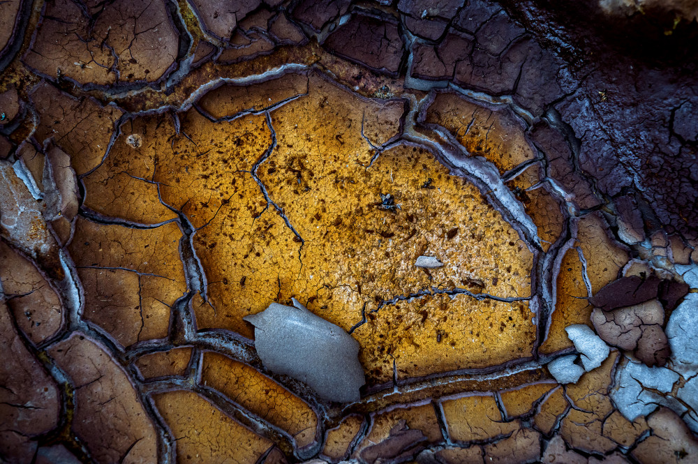 Aged Cracked Surface by E. de Juan — canvas wall art