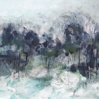 Misty Forest Abstract