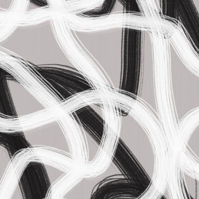 Black And White Brushstrokes