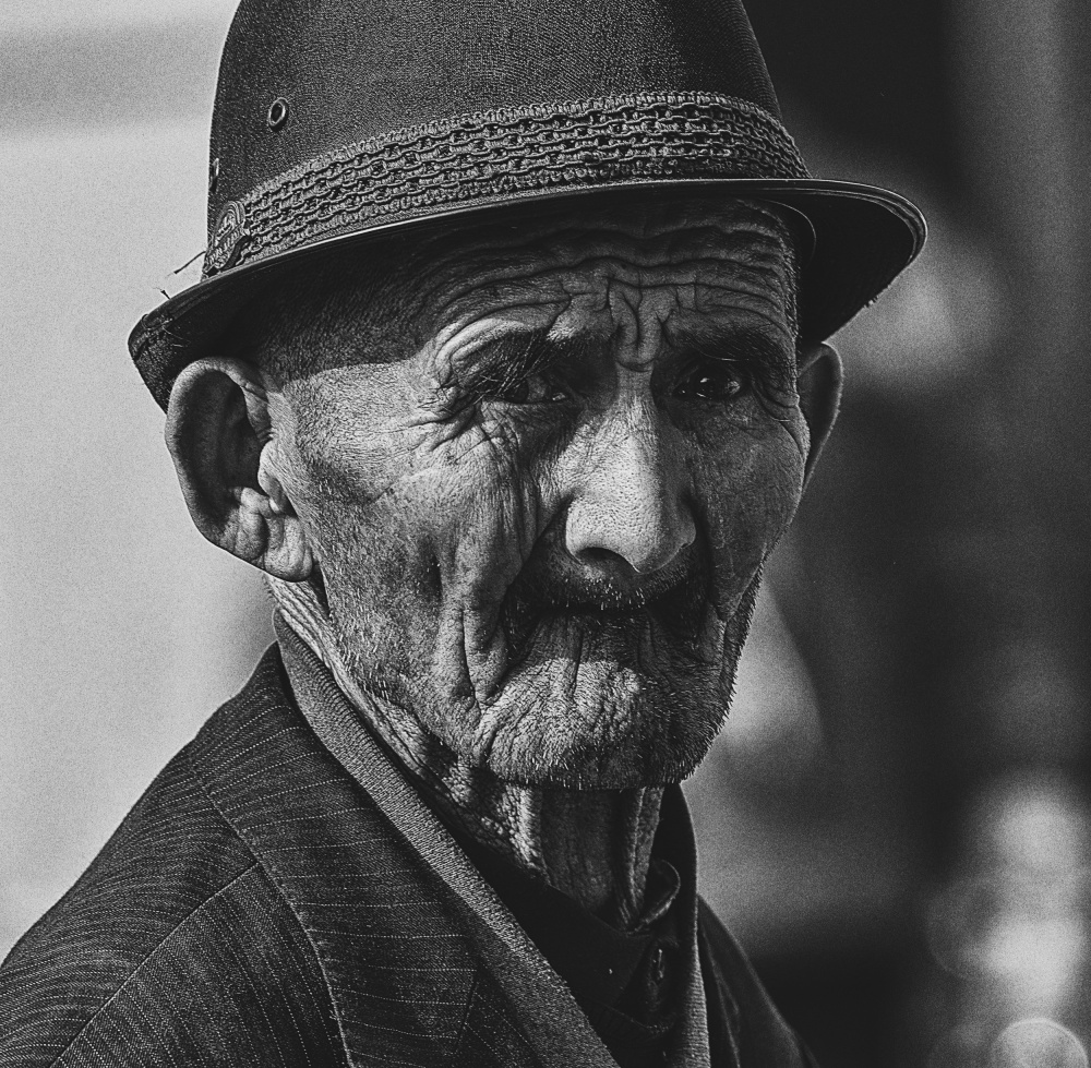 Wise Old Man by Dennis Zhang — canvas wall art