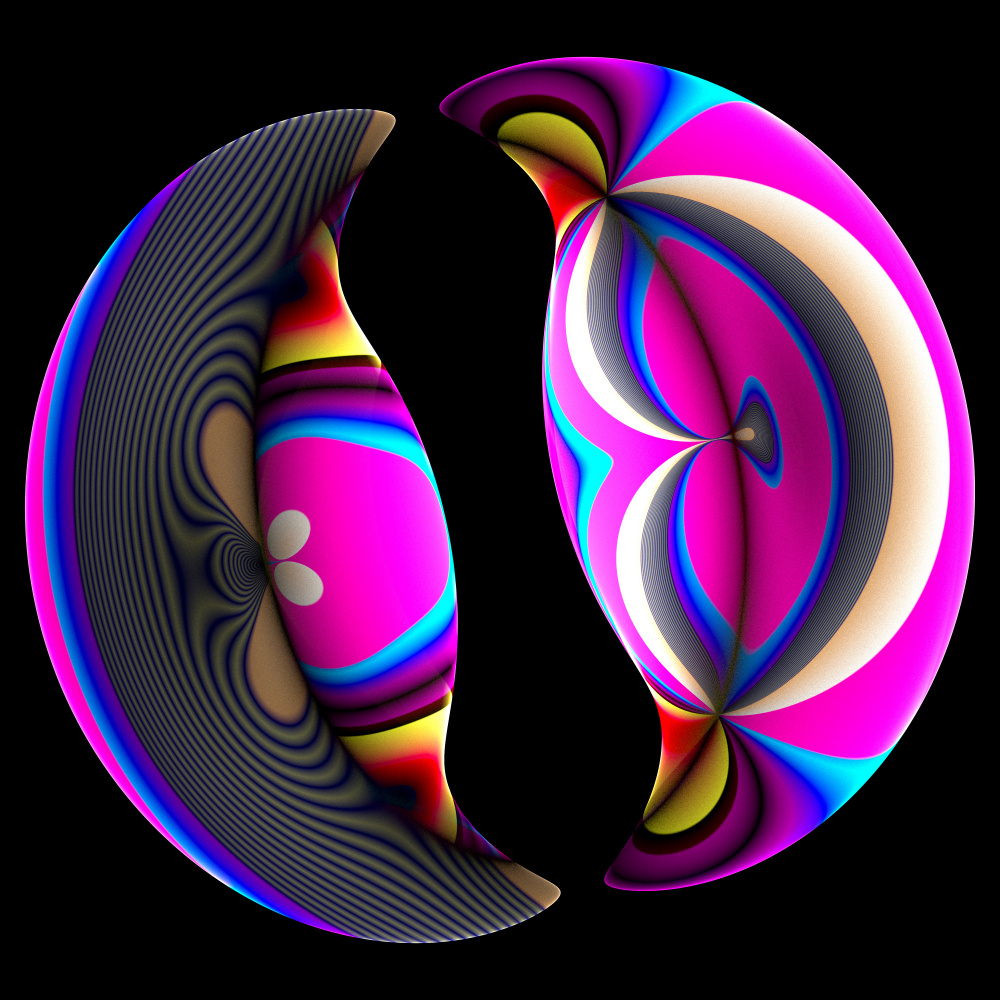 Vibrant Abstract Duo by Mystic Number — canvas wall art