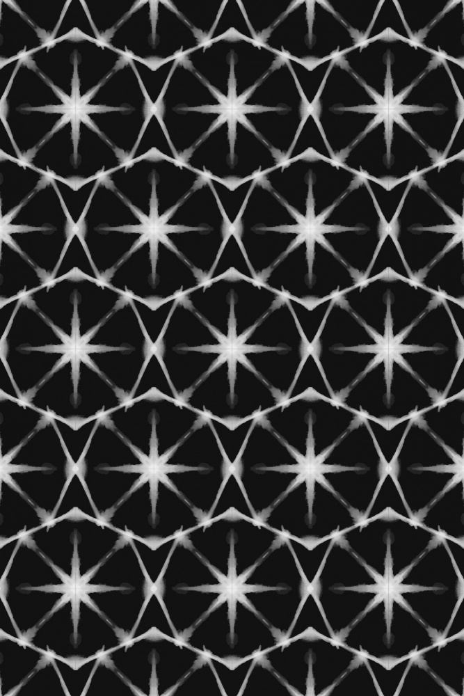 Radiant Star Pattern by Fun Qui — canvas wall art