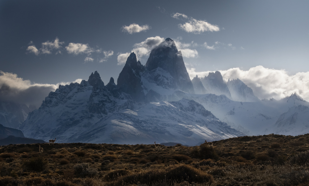 Majestic Snowy Peaks by James S. Chia — canvas wall art